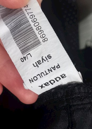 Siyah Kadın Ofis Kumaş Pantolon - Görsel 2