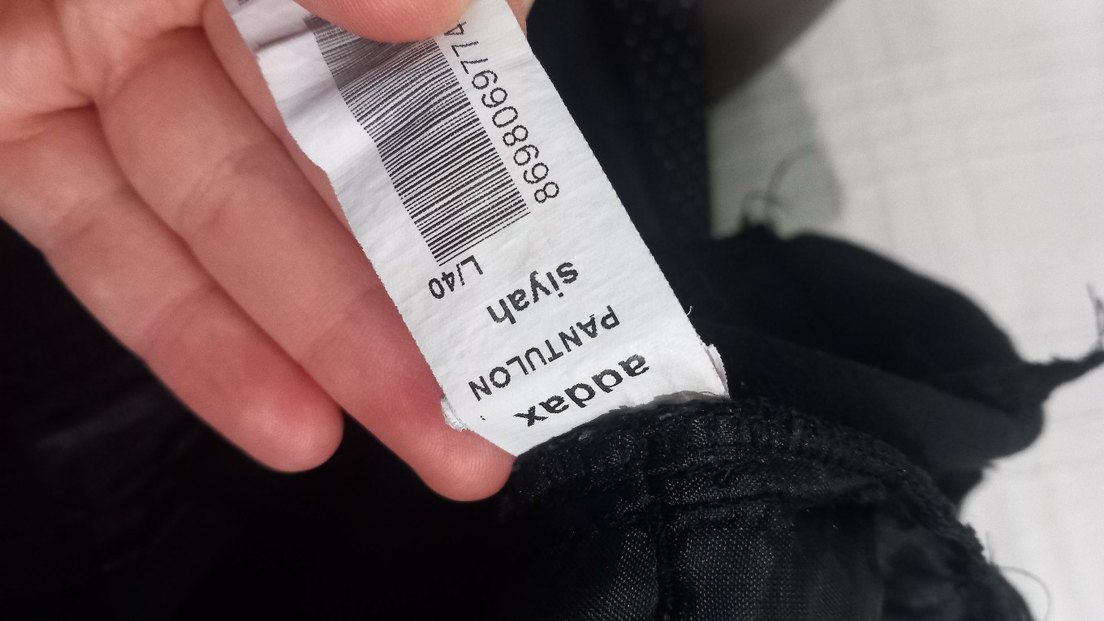 Siyah Kadın Ofis Kumaş Pantolon - Görsel 2