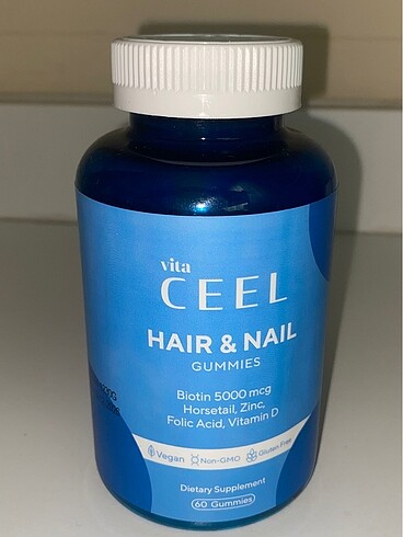 vitaceel hair and nail gummies