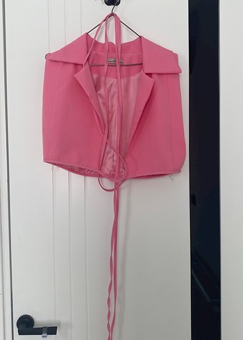 Trendyol & Milla Pembe Kemerli Mini Kadın Takım