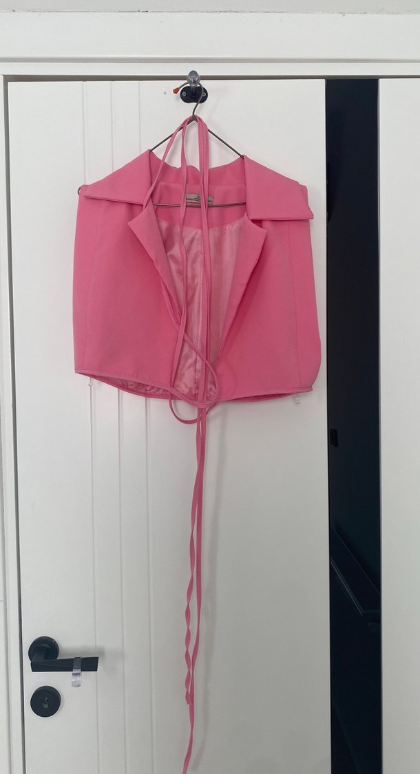 Pembe Kemerli Mini Kadın Takım - Görsel 2