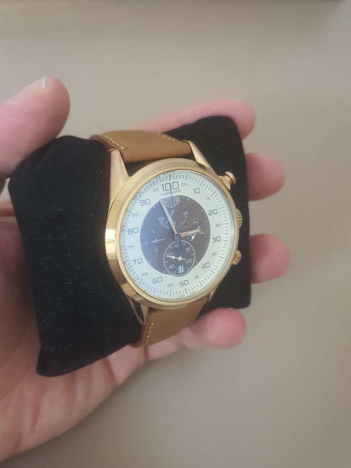 Bej Klasik Erkek Kol Saati - Görsel 3