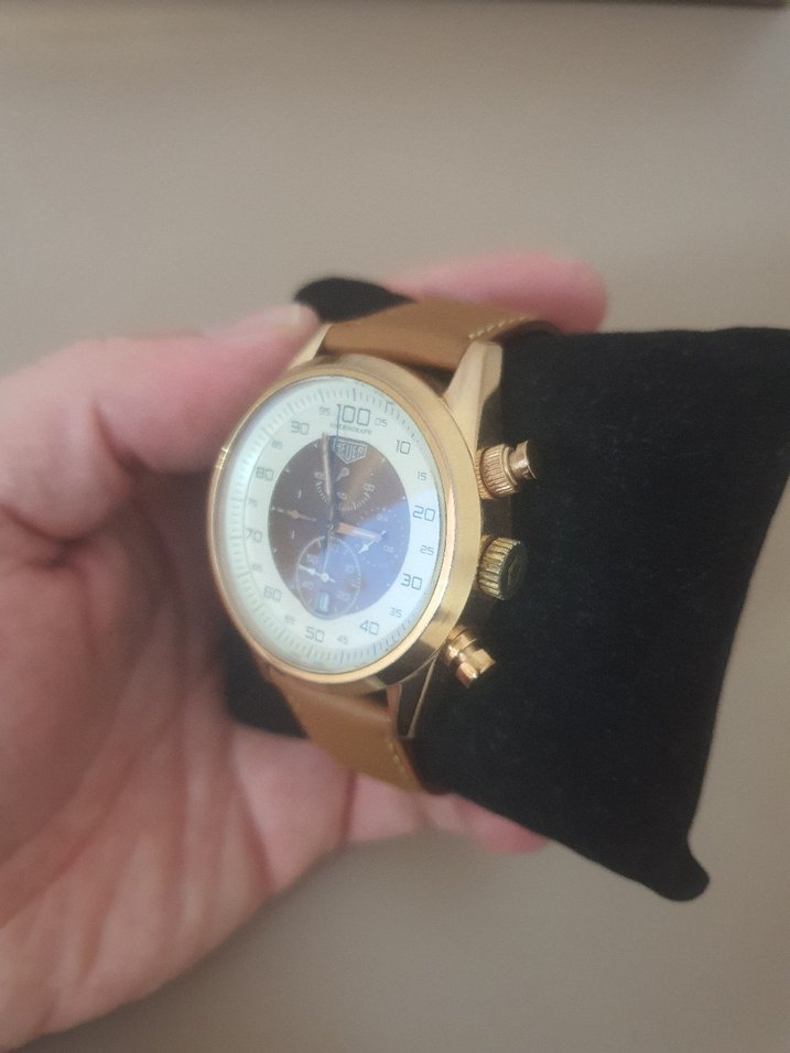 Bej Klasik Erkek Kol Saati - Görsel 2