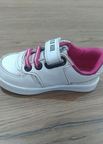 Kız Çocuk Pembe polo Spor Ayakkabı - Görsel 3