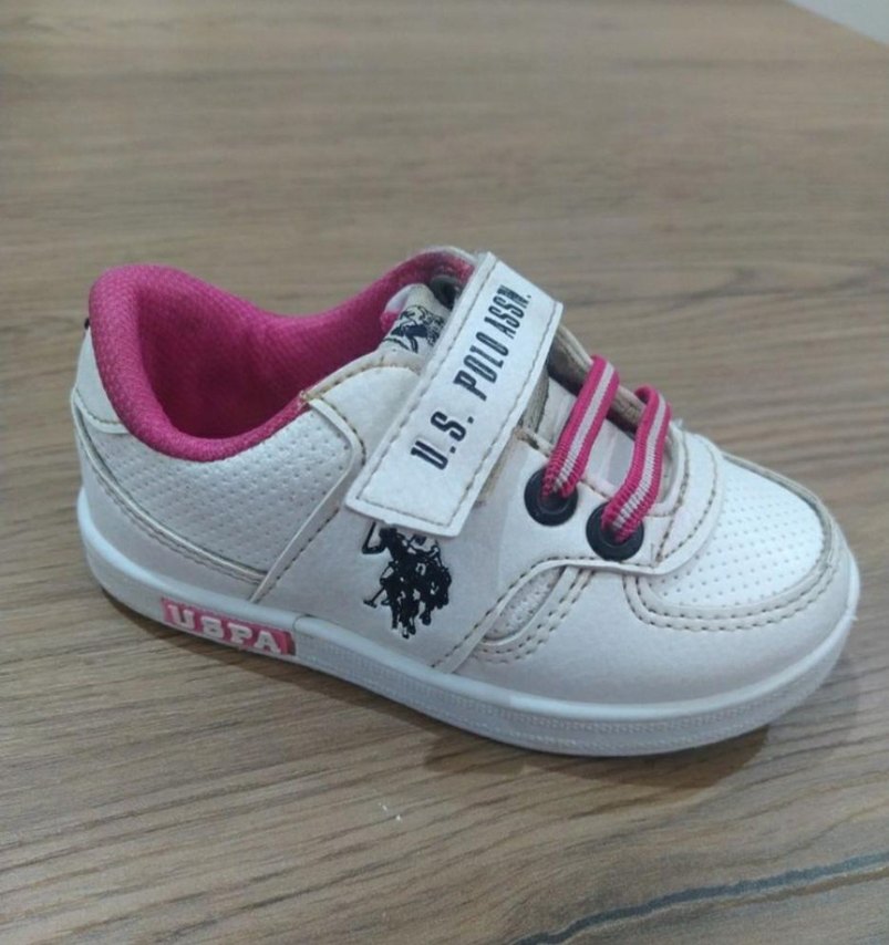 Kız Çocuk Pembe polo Spor Ayakkabı - Görsel 4