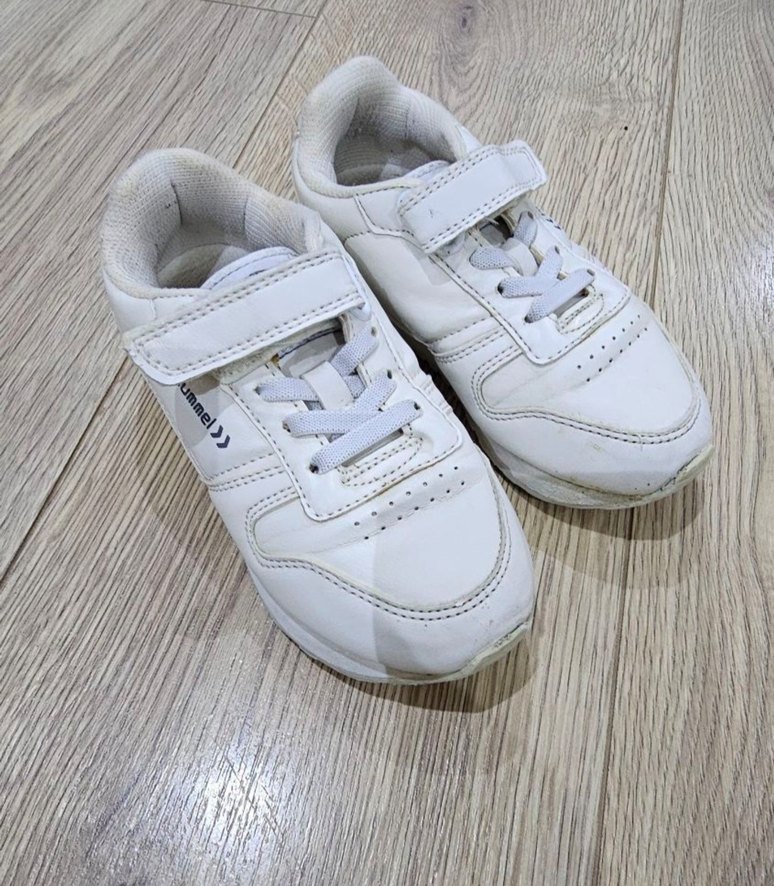 Hemmul Beyaz Erkek Çocuk Spor Ayakkabı Velcro - Görsel 2