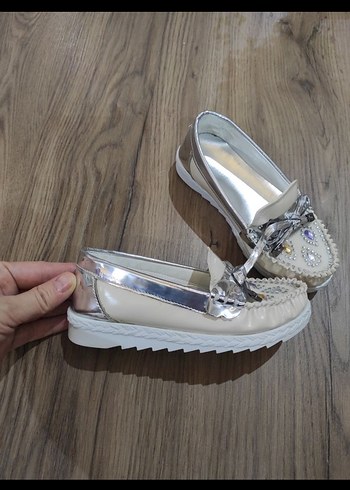 Kız cocuk beyaz babet - Görsel 2