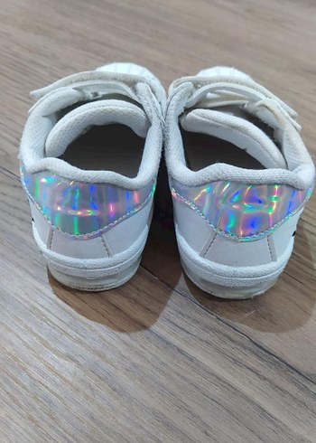 Kinetix Kız Çocuk Beyaz Cırt Cırtlı Spor Ayakkabı - Görsel 4