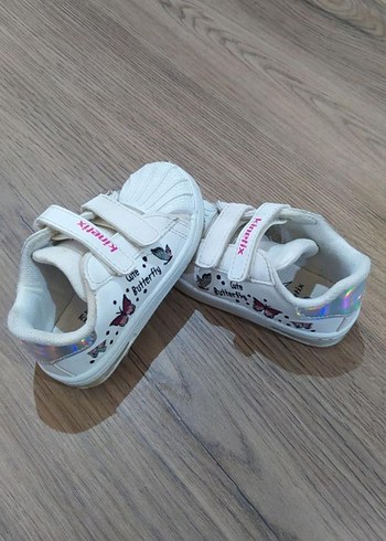 Kinetix Kız Çocuk Beyaz Cırt Cırtlı Spor Ayakkabı - Görsel 2