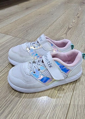 Kinetix Beyaz Kız Çocuk Cırt Cırtlı Spor Ayakkabı - Görsel 3