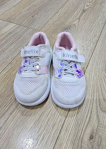 Kinetix Beyaz Kız Çocuk Cırt Cırtlı Spor Ayakkabı - Görsel 4
