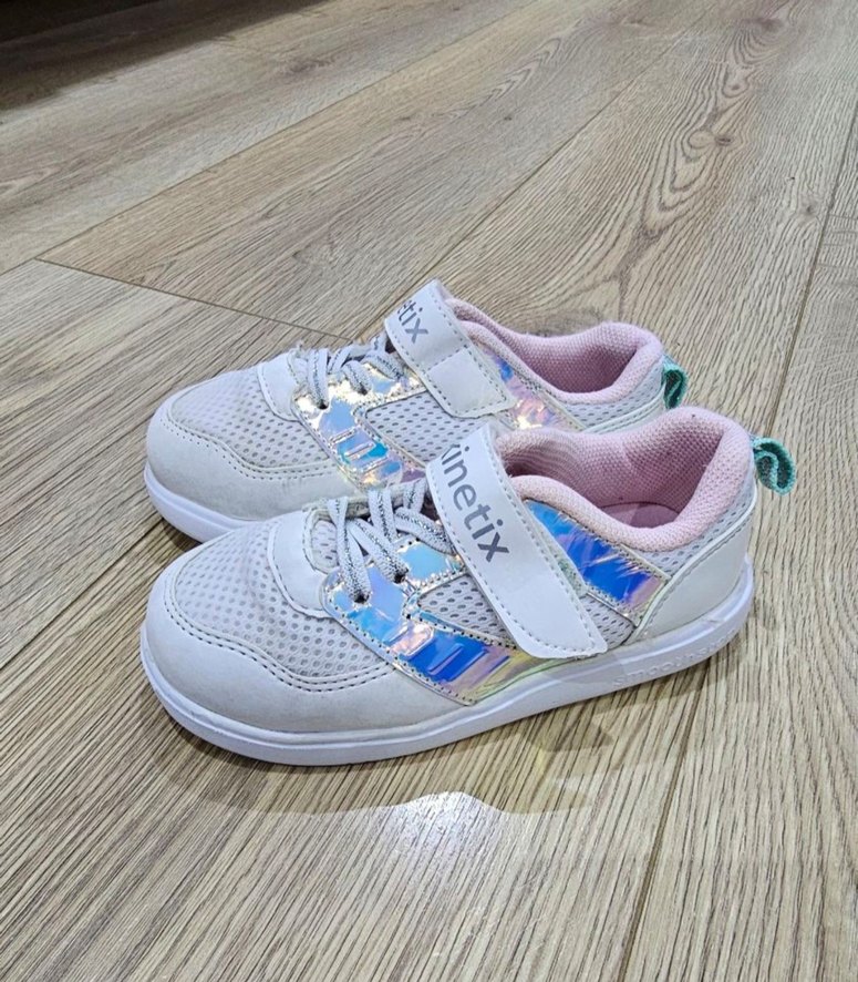 Kinetix Beyaz Kız Çocuk Cırt Cırtlı Spor Ayakkabı - Görsel 3