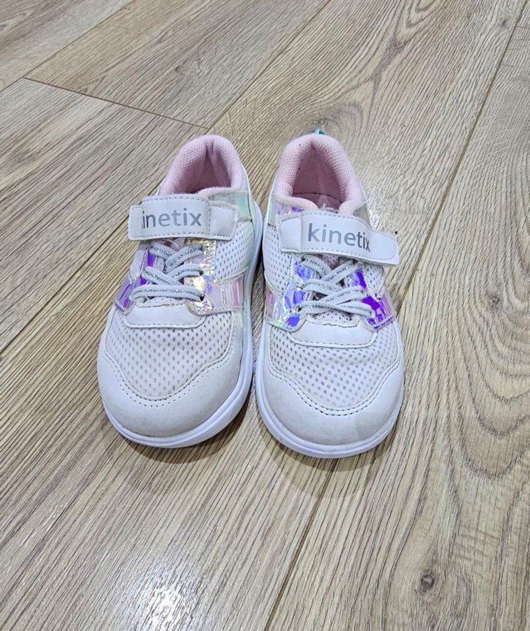 Kinetix Beyaz Kız Çocuk Cırt Cırtlı Spor Ayakkabı - Görsel 4