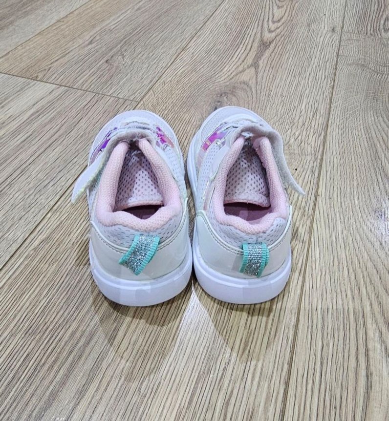 Kinetix Beyaz Kız Çocuk Cırt Cırtlı Spor Ayakkabı - Görsel 2