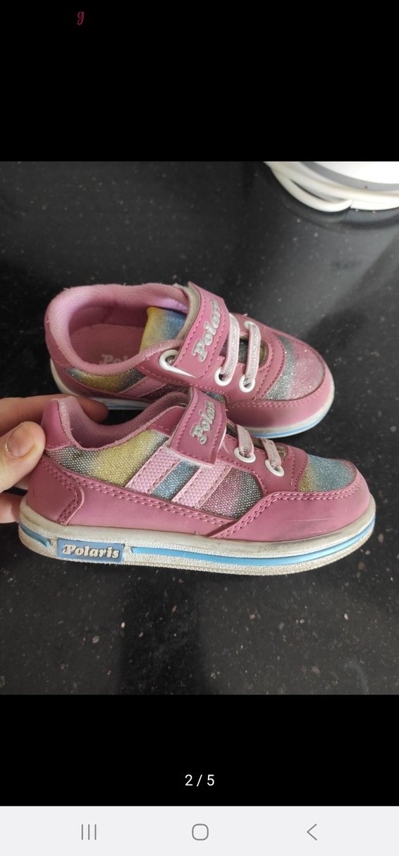 Kız Çocuk Polaris Renkli Spor Ayakkabı - Görsel 2