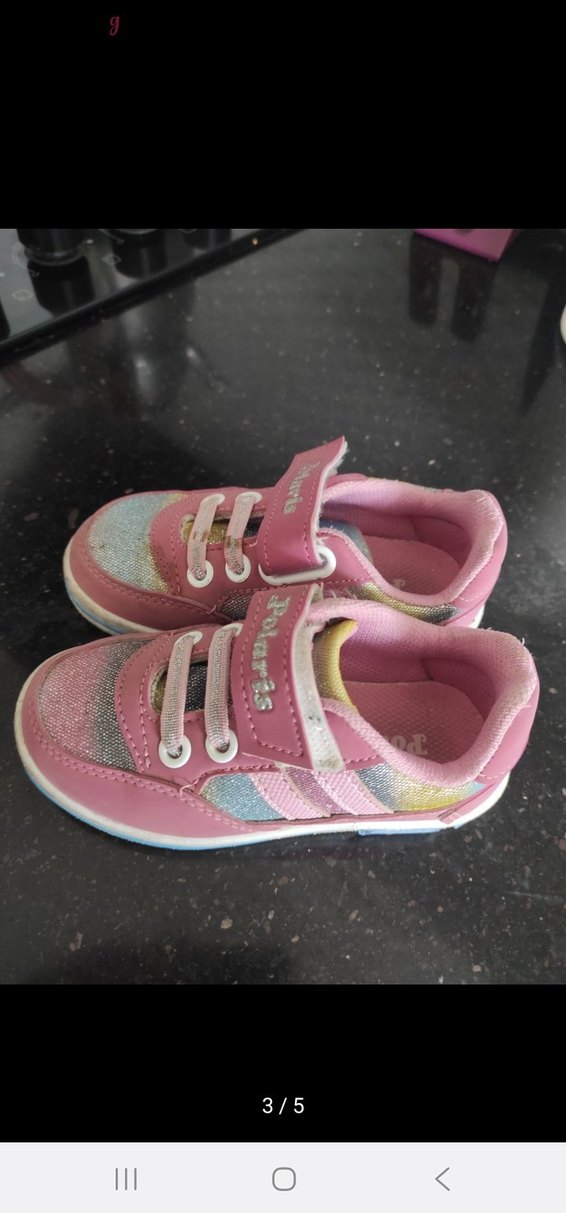 Kız Çocuk Polaris Renkli Spor Ayakkabı - Görsel 3