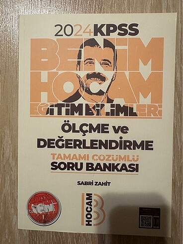 Benim Hocam Ölçme Değerlendirme Soru Bankası Sıfır Hiç Kullanılm