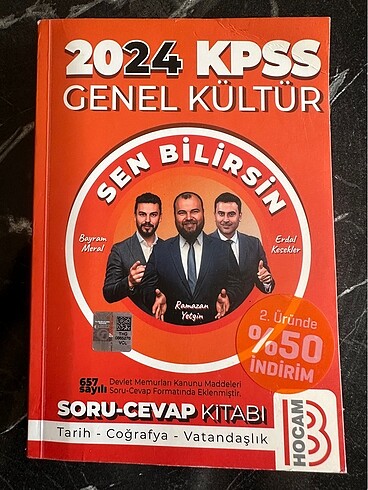 BENİM HOCAM TARİH COĞRAFYA VATANDAŞLIK SORU CEVAP KİTABI