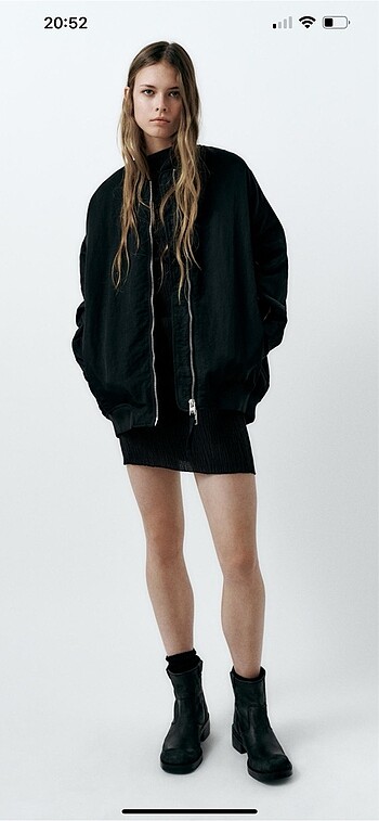 Zara Zara oversize bomber mont