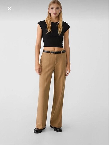 Stradivarius kemerli pantolon
