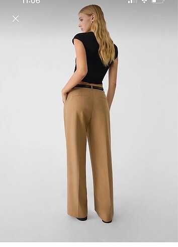 m Beden Stradivarius kemerli pantolon