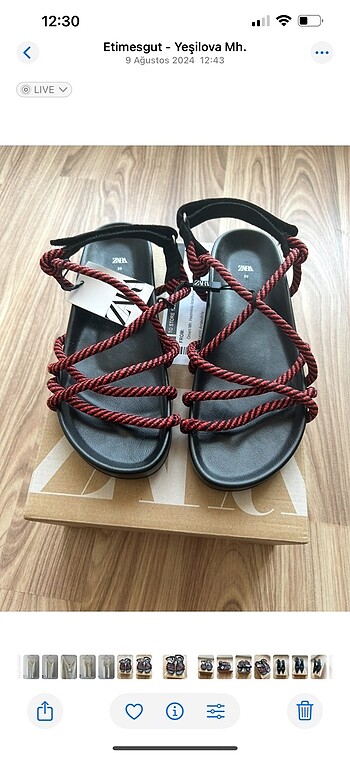 Zara Zara sandalet