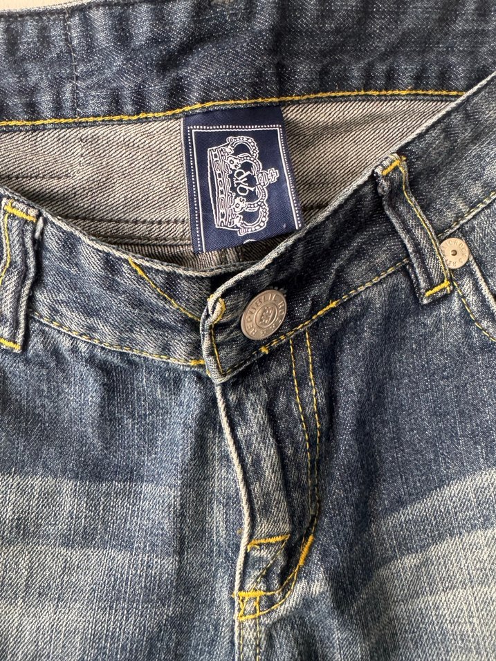 Kadın Mavi Rahat Kesim Denim Pantolon - Görsel 2