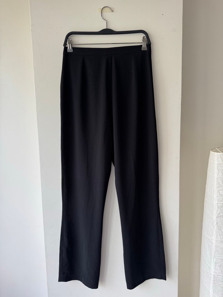 Siyah Kadın Ofis Kumaş Pantolon - Görsel 2