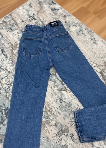 Kadın Mavi Denim Regular Fit Jean - Görsel 3
