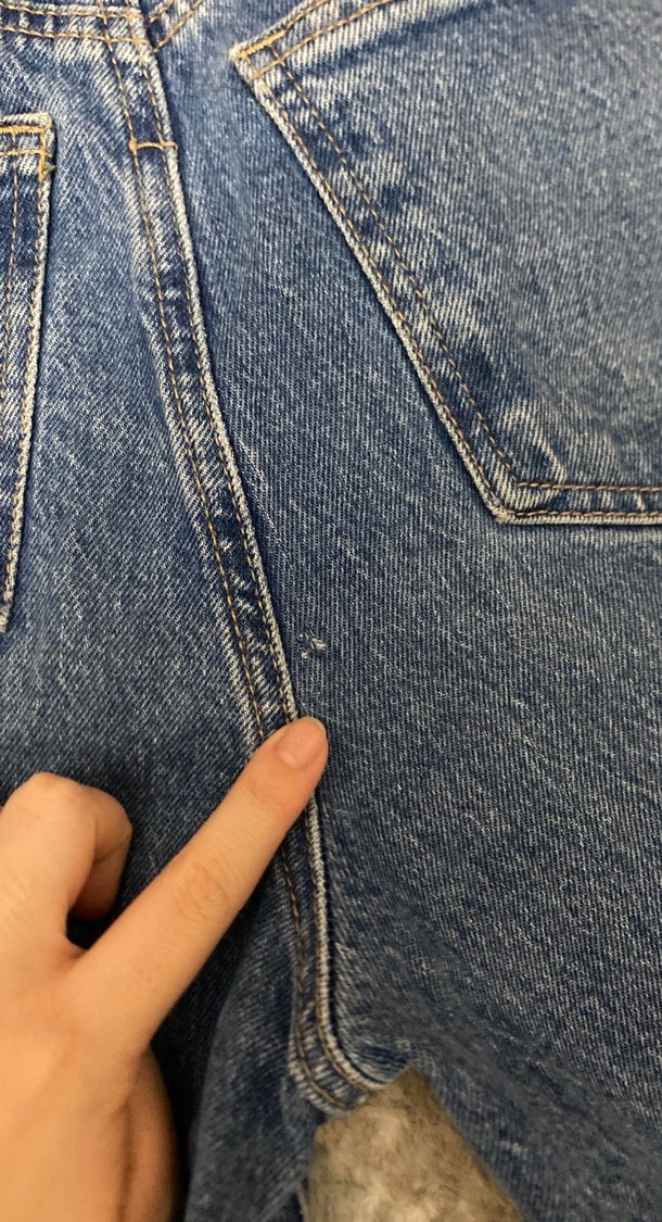 Kadın Mavi Denim Regular Fit Jean - Görsel 2