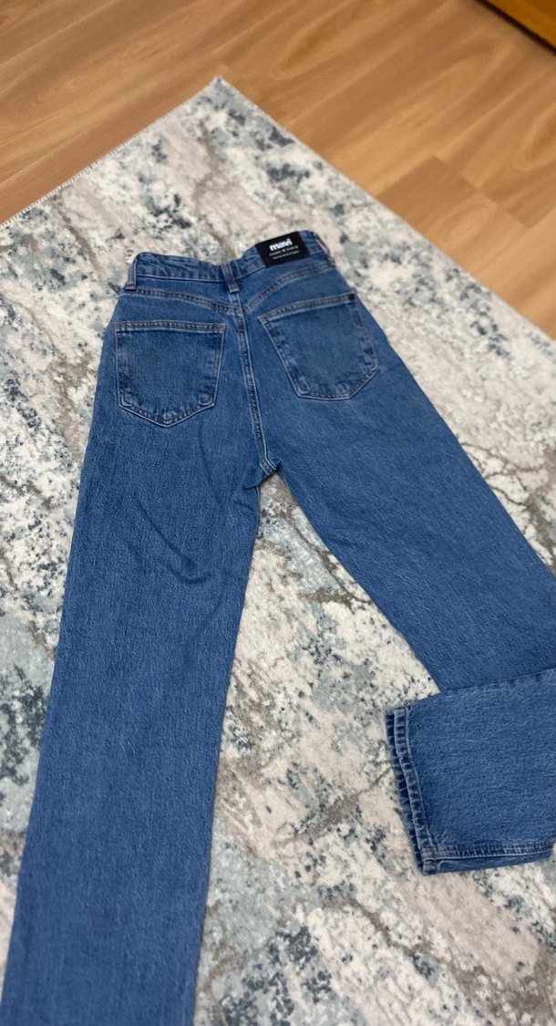 Kadın Mavi Denim Regular Fit Jean - Görsel 3