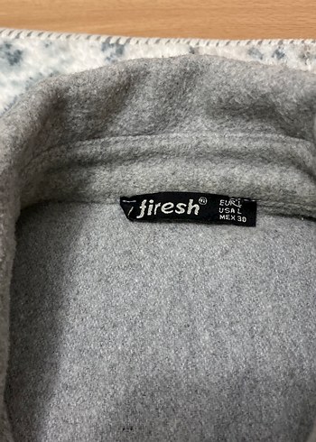 Gri Kadın Düğmeli Midi Ceket - Görsel 2