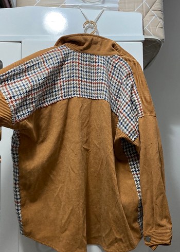 Düğmeli Kahverengi Midi Kadın Gömlek - Görsel 2