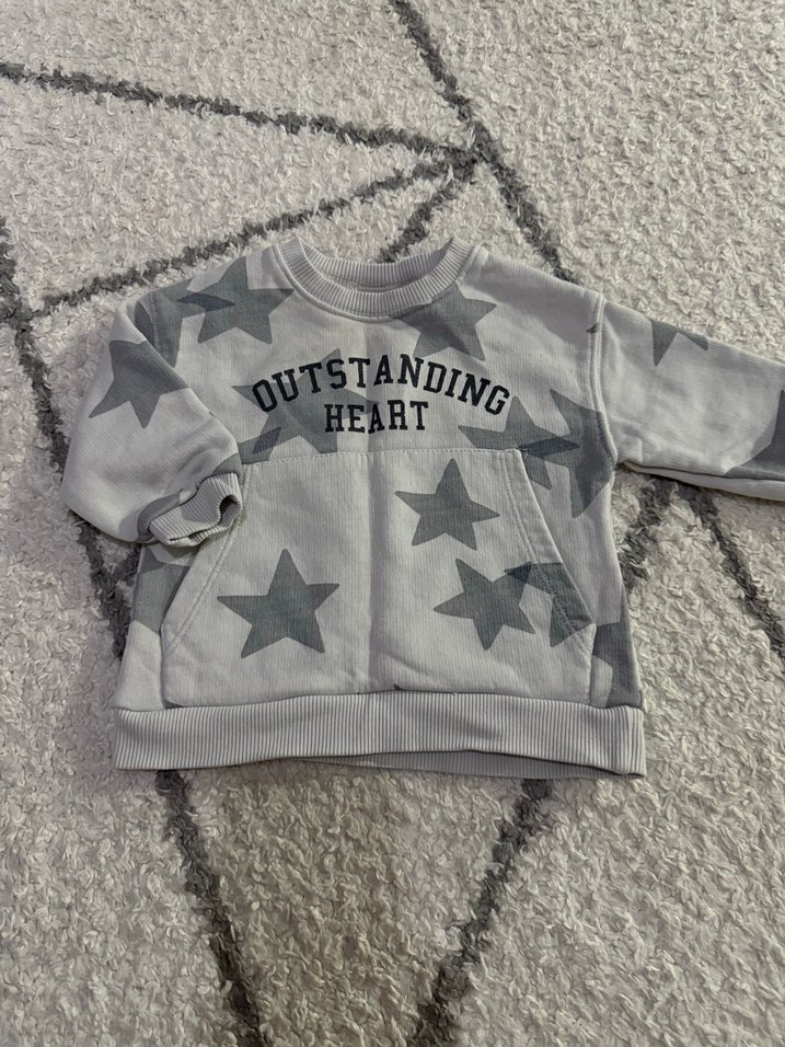 Gri Erkek Çocuk Uzun Kollu Sweatshirt - Görsel 2