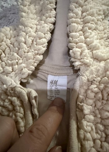 Bej Peluş Bebek Tulumu - Görsel 2