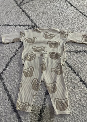 Örgü Desenli Bebek Erkek Takım - Görsel 2