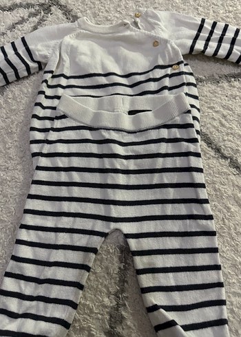 Çizgili Örgü Bebek Erkek Takımı - Görsel 2