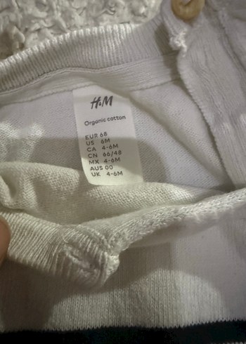 Çizgili Örgü Bebek Erkek Takımı - Görsel 4