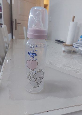 wee baby Pembe Bebek Biberonu Pastel Renkli