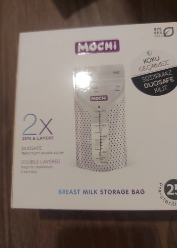  Beden MOCHI Göğüs Sütü Saklama Poşeti