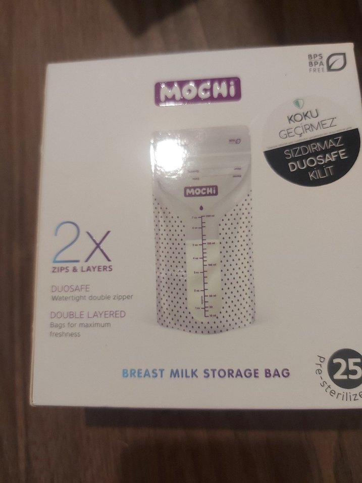 MOCHI Göğüs Sütü Saklama Poşeti - Görsel 3