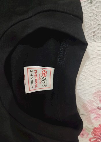 Çocuk Siyah Uzun Kollu termal içlik - Görsel 2