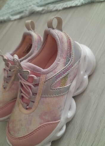 Kız çocuk ışıklı spor ayakkabı - Görsel 6