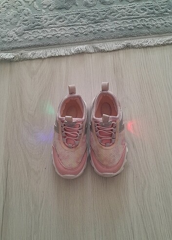 Kız çocuk ışıklı spor ayakkabı - Görsel 7