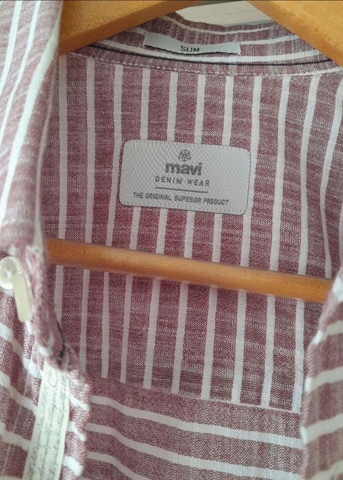 MAVİ erkek gömlek  - Görsel 4