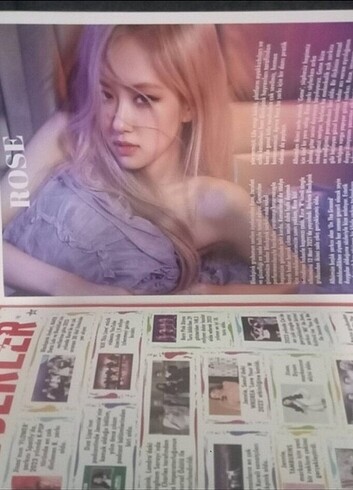 2 blackpink boş dergi