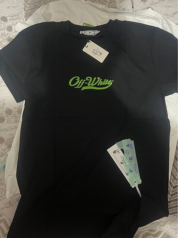 Off white tee xl size sıfır