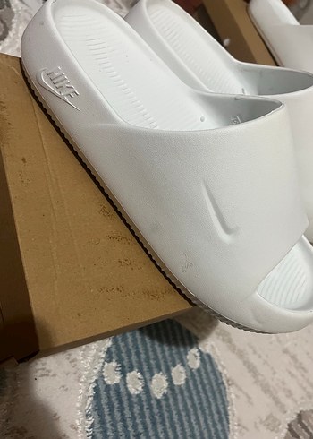 Nike Erkek Beyaz Terlik 45