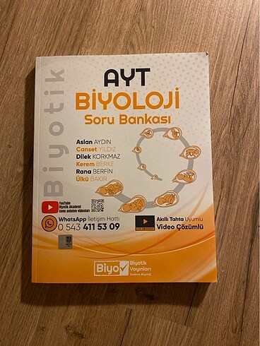 Biyotik AYT Biyoloji soru bankası