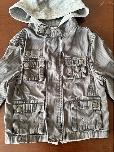 18-24 aylık gri #trençkot - Görsel 2